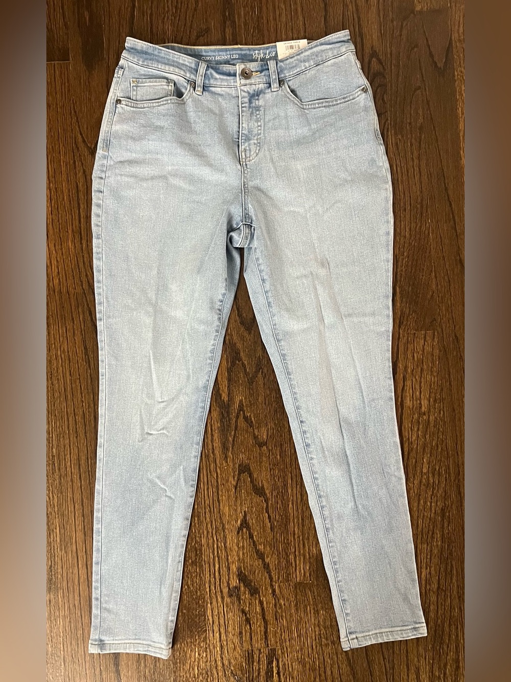 Style & Co. Pale Blue Skinny Jeans